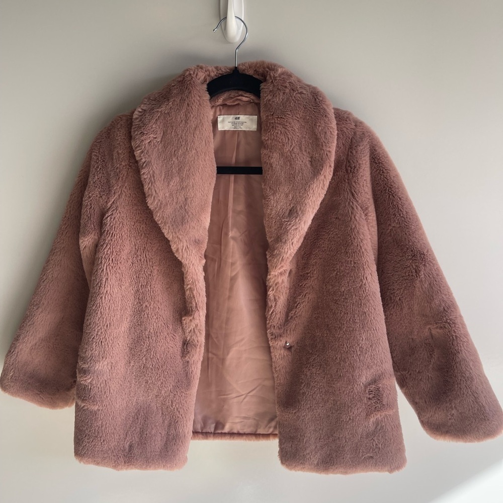 H&M Blush Teddy Jacket - Picture 7 of 7